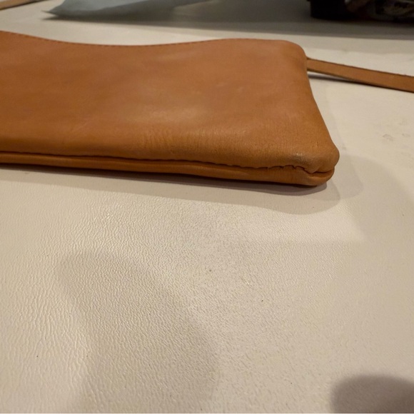 ABLE Cognac Leather Wristlet - Picture 4 of 6